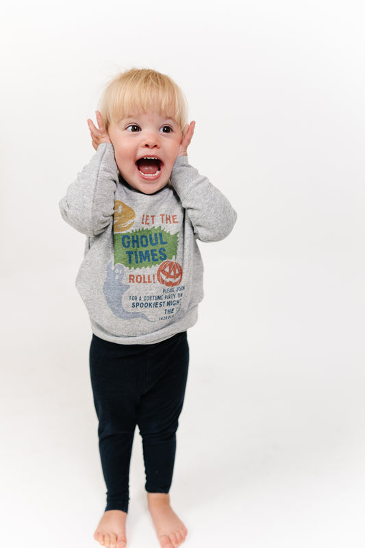 Let the Ghoul Times Roll – Halloween Crewneck 🕸️