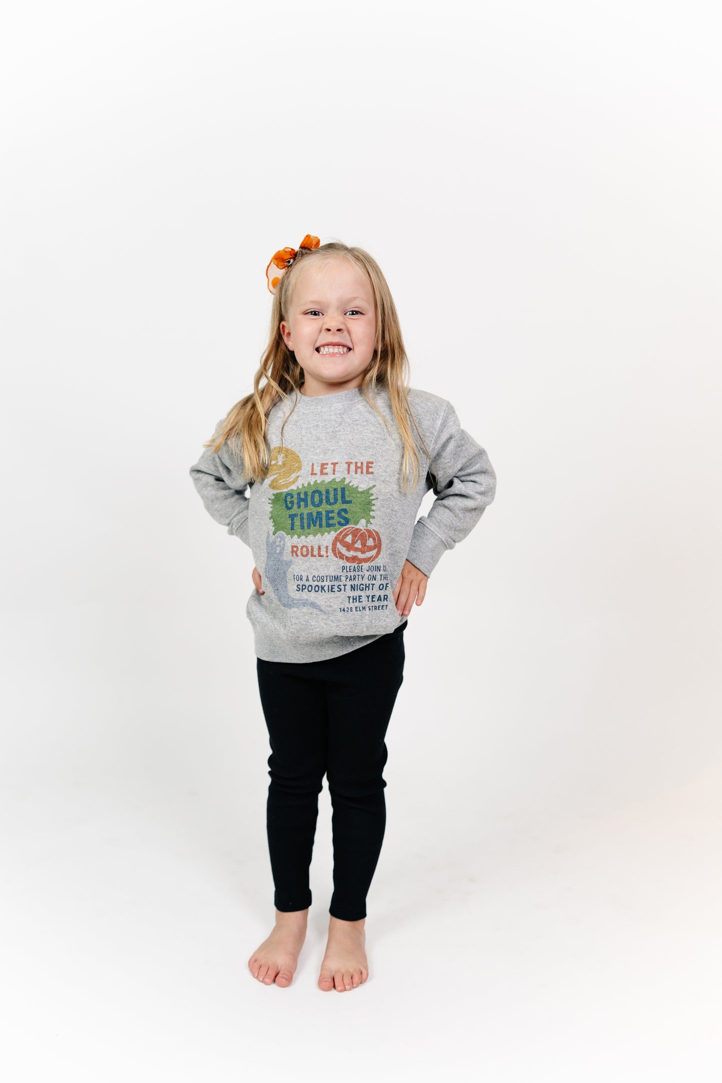 Let the Ghoul Times Roll – Halloween Crewneck 🕸️